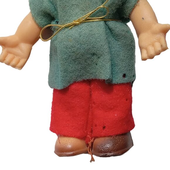 Vintage Elf Gnome Dwarf Christmas Ornament, READ - Picture 9 of 10